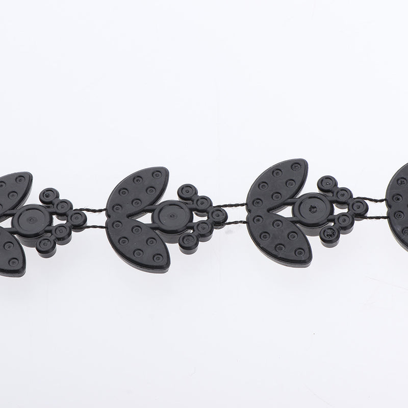 1 Yard Flower Leaf Rhinestone Applique Trim 1 Yard for Wedding Party Home Decor