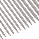 26 Pieces 13 Sizes Silver Stainless Steel Different Sizes Single Pointed Knitting Needles 2mm-10mm