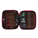 13 Sizes Interchangeable Carbonized Bamboo Circular Knitting Needles Sets