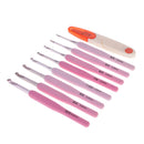 8Pcs Soft Grip Crochet Hook Set with Case and Scissor for Adults 2.5mm-6.0mm