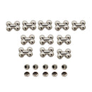 10 Sets Double Cap Rivets 19 X 14mm Stud Rapid Rivets Leather Craft Repair