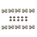 10 Sets Double Cap Rivets 19 X 14mm Stud Rapid Rivets Leather Craft Repair
