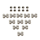 10 Sets Double Cap Rivets 19 X 14mm Stud Rapid Rivets Leather Craft Repair