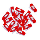Pack of 50 Red Plastic Wonder Sewing Clips Multipurpose Crafts for Quilting / Crafting / Crocheting