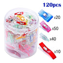 120pcs Quilting Supplies Sewing Clips 4 Sizes Multipurpose Quilting Clips Wonder Clips for Crafts