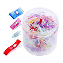 100 Pieces Mixed Style Multipurpose Sewing Clips For Quilting Crafting with Plastic Box