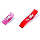 100pcs/Pack 2 Sizes Plastic Sewing Clips Sewing Accessories for Cloth, Crocheting, Paper Clamps