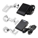 Black Household Sewing Machine Foot Controller with Power Cord 110V 0.5A