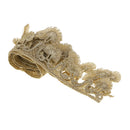 1 Yard Golden Fan-Shaped Lace Trims Embroidered Applique For Dress Bag Clothing Cushion Curtain Decor