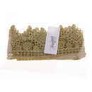 1 Yard Metallic Embroidered Lace Trims for Sewing Supplies, DIY Curtain Sofa Cushion Trimming