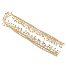 Golden Metallic Embroidery Lace Trim By Yard 2cm Wide Sewing Supplies DIY Motif Applique