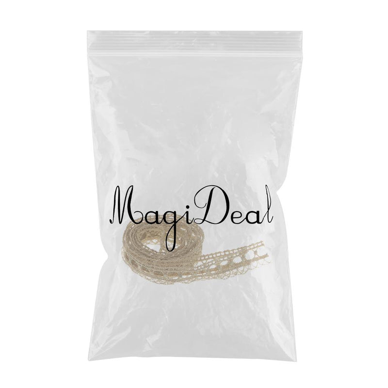 1 Yard Metallic Embroidered Lace Trim Ribbon Wedding Applique DIY Sewing Crafts 15mm