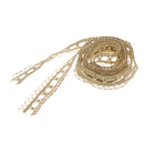 1 Yard Metallic Embroidered Lace Trim Ribbon Wedding Applique DIY Sewing Crafts 15mm