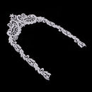 White Leaf Pattern Cotton Crochet Lace Collar Neckline Trim Sew on Appliques for Sewing Supplies