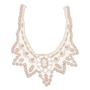 Embroidery Floral Cotton Crochet Lace Collar Neckline Sewing Appliques Trims