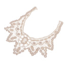 Embroidery Floral Cotton Crochet Lace Collar Neckline Sewing Appliques Trims