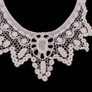 Embroidery Floral Cotton Crochet Lace Collar Neckline Sewing Appliques Trims