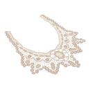 Embroidery Floral Cotton Crochet Lace Collar Neckline Sewing Appliques Trims