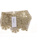 Flower & Leaf Embroidered Lace Collar Trim Clothes Sewing Applique for Woman