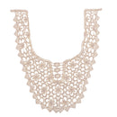 1 Piece Cotton Embroidered Venice Collar Lace Charming Flower Sewing Trim Appliques