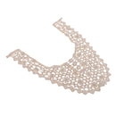 1 Piece Cotton Embroidered Venice Collar Lace Charming Flower Sewing Trim Appliques