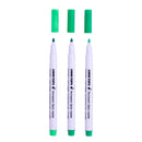 3 Pieces Permanent Fabric T-Shirt Liner Marker Pens Textile Paint Cloth Painting Supplies Green