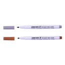 2pcs Nontoxic Textile Fabric Markers Permanent T-Shirt Marker Pens DIY Graffiti Pen for Painter Drawing Arts