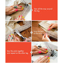 1 Yard Flower Applique Embroidered Lace Trim Ribbon Dress DIY Sewing Craft