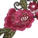 Lace Embroidered Floral Flower Neckline Collar Trim Clothes Sewing Applique