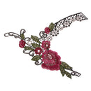 Lace Embroidered Floral Flower Neckline Collar Trim Clothes Sewing Applique