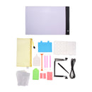 33Pcs A4 LED Light Tablet Board Pad USB Cable Stand Holder for Diamond Painting Artists Drawing Sketching Animation
