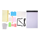 33Pcs A4 LED Light Tablet Board Pad USB Cable Stand Holder for Diamond Painting Artists Drawing Sketching Animation