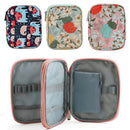 Knitting Crochet Hook Needles Case Empty Zipper Bag Organizer Green