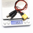 Lantian RC XT60 Male to DC 5.5 Dual Plug Power Cable For FatShark HD2/V3 FPV Goggles Battery