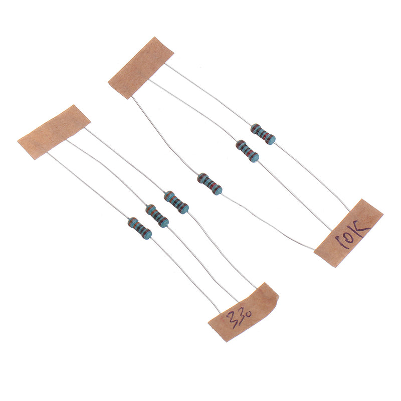 10pcs DIY Red LED Round Flash Electronic Production Kit Component Soldering Training Practice Board