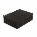 6Pcs Acoustic Sound Treatment Convoluted Egg Profile Foam Panels