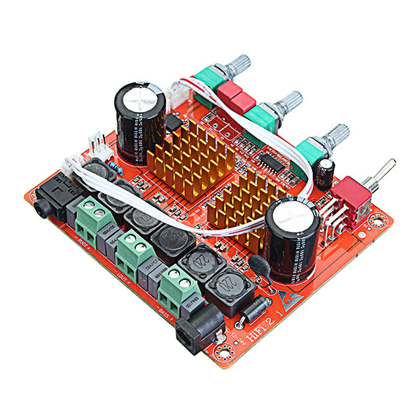 DC 12-24V 200W 3 Channel D Class 2.1 Digital Power Amplifier Board High Power Bass Speaker