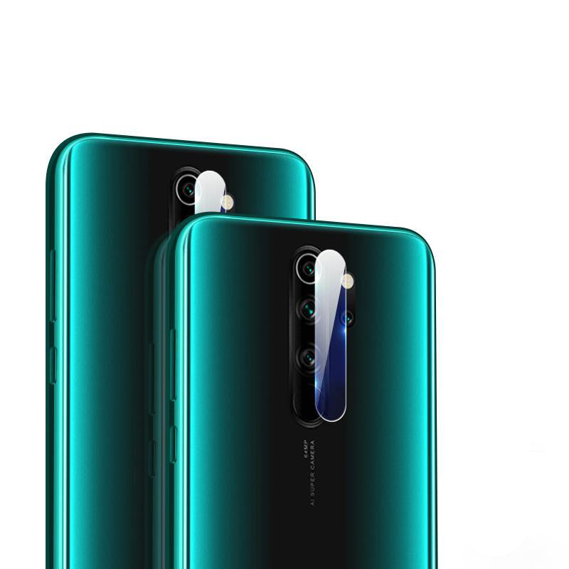 Bakeey Black Double-sided Tempered Glass Magnetic Adsorption Protective Case + 2PCS Soft Tempered Glass Phone Lens Protector for Xiaomi Redmi Note 8 PRO
