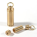 Outdoor Brass Waterproof Pill Case First Aid Camping Expedition EDC Tool
