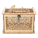 Wooden Wedding Card Box Collection Gift Card Post Boxes Weddings Decor With Lock