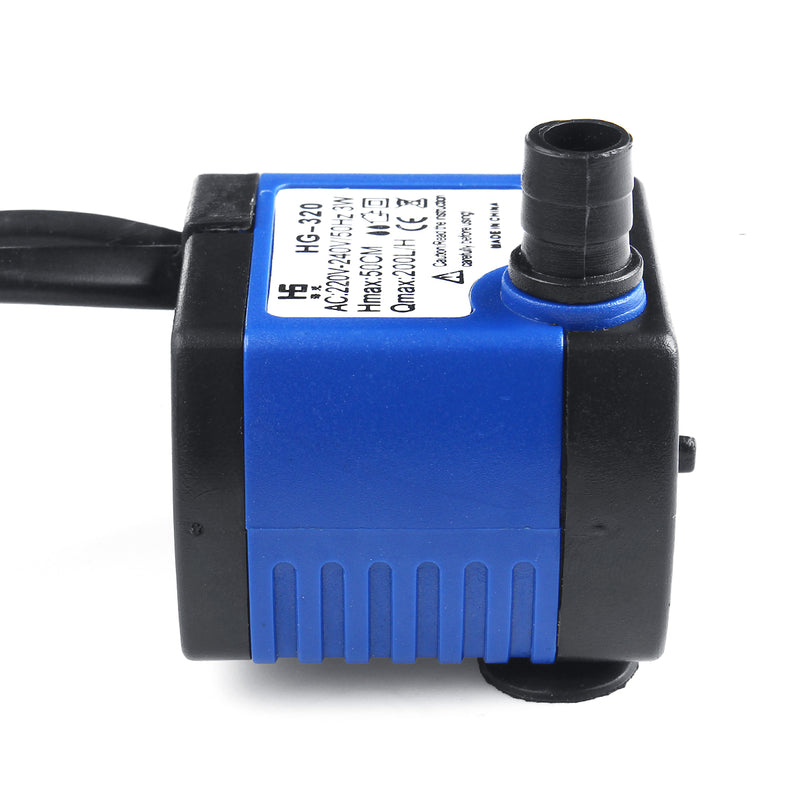 Submersible Water Pump 3W 4 Led Lift 0.5m 220L/H Submersible Pump AC220V