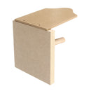 Toilet Loo Wooden Roll Paper Holder Bathroom Wall Mounted Roll Storage Rack Tissue Box