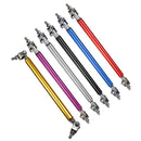 2x 5.9"-8.9" Universal Adjustable Front Bumper Protector Lip Splitter Rod Tie Bar