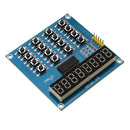 TM1638 3-Wire 16 Keys 8 Bits Keyboard Buttons Display Module Digital Tube Board Scan And Key LED