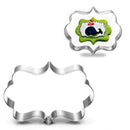 4pcs Blessing Wedding Frame Cookie Cutters 3D Biscuit Sugarcraft Kitchen Mould Baking Pastry Tools