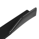 Pair Carbon Fiber Modified Car Side Skirt Rocker Splitters Diffuser Winglet Wings Bumper Protector 86CM Universal