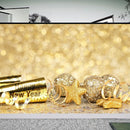 5x7FT Vinyl Golden Happy New Year Photography Backdrop Background Studio Prop