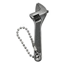 DANIU 66mm 2.6inch Mini Metal Adjustable Wrench Spanner Hand Tool 0-10mm Jaw Wrench Black