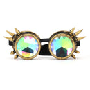 Unisex Sunglasses Rave Party Eyewear Punk Style Colorful Kaleidoscope Goggles