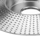 Drillpro 110mm Tungsten Carbide Bevel Wood Shaping Disc Carving Disc 22mm Bore Sanding Grinder Wheel for 115 125 Angle Grinder